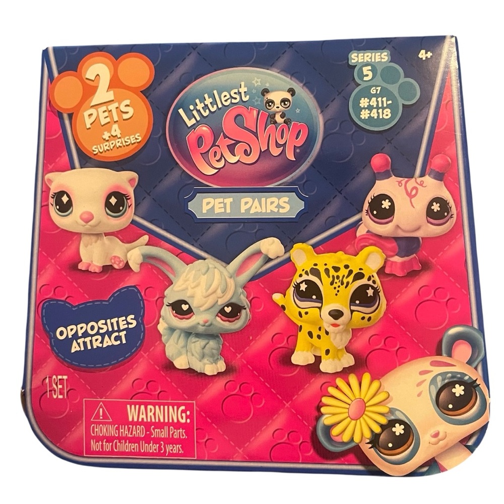 Littlest Pet Shop Pet Pairs with Colorful Animals